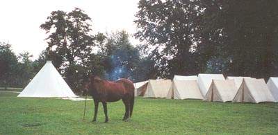 8th MO Campsite with Tents