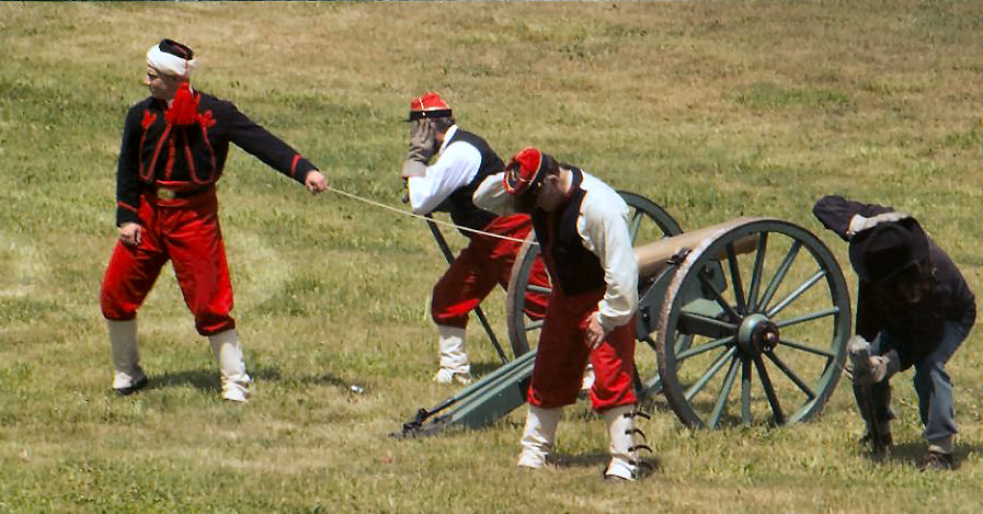 Howitzer Firing