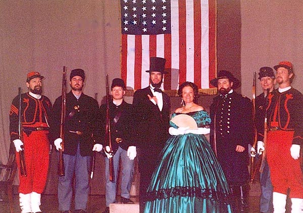 With Abraham Lincoln