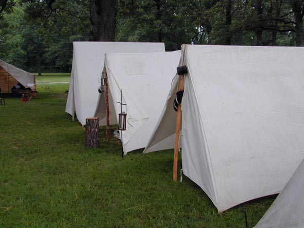 Line of A-Tents