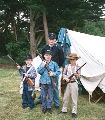 Young Reenactors